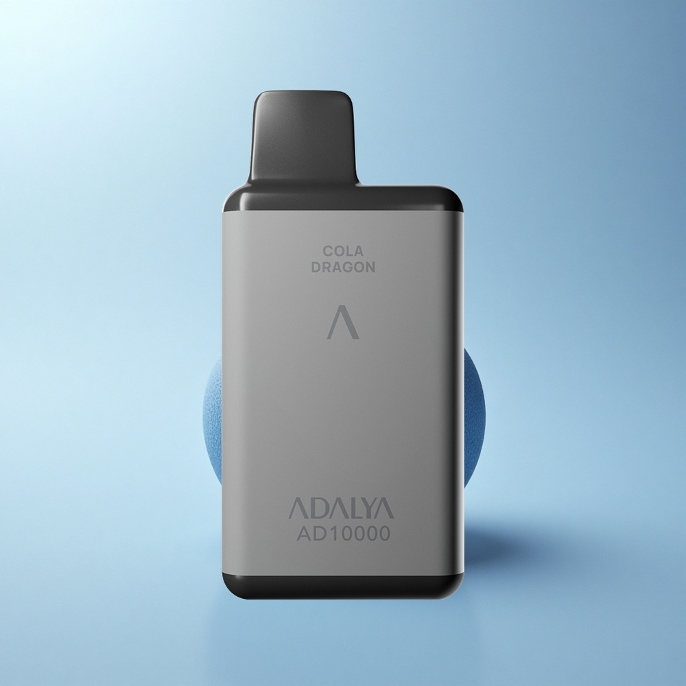 Adalya AD 10000 Puffs Blaues Eis Aluminium Grau