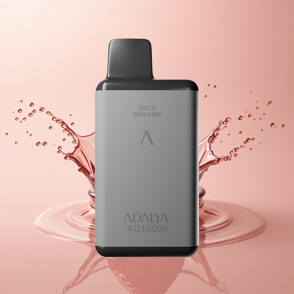 Adalya AD 10000 Puffs Erdbeerspritzer mit Sandstrahl-Lack und USB-C
