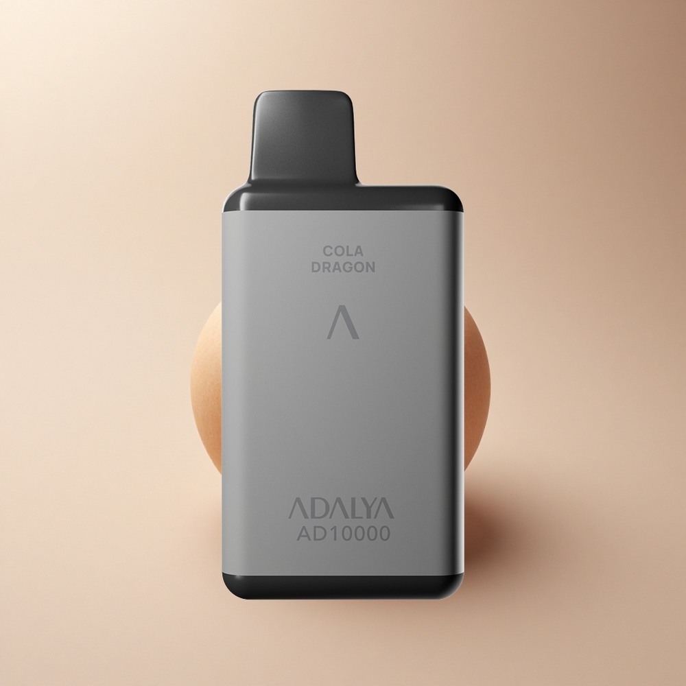Adalya AD 10000 Puffs Liebe 66 Grauer Raum Aluminium USB-C