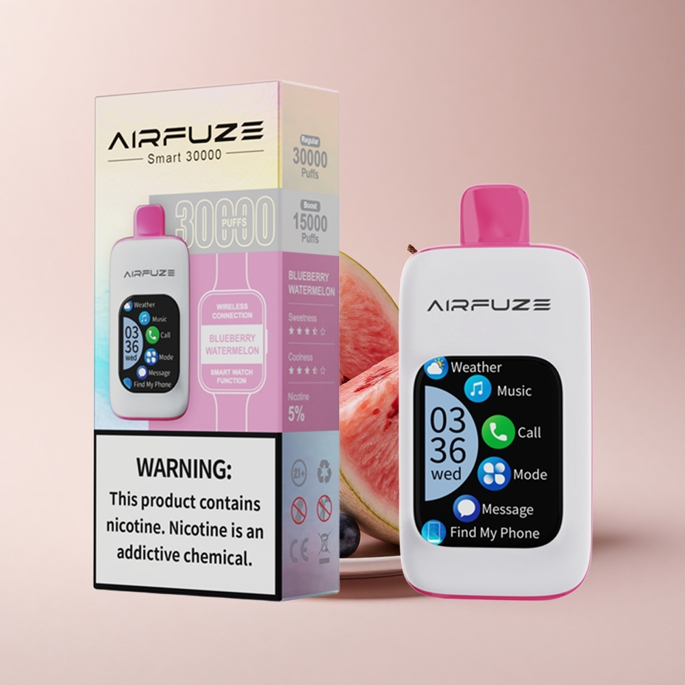 AirFuze Smart 30000 Puffs Blaubeere Wassermelone Smart 900mAh TFT