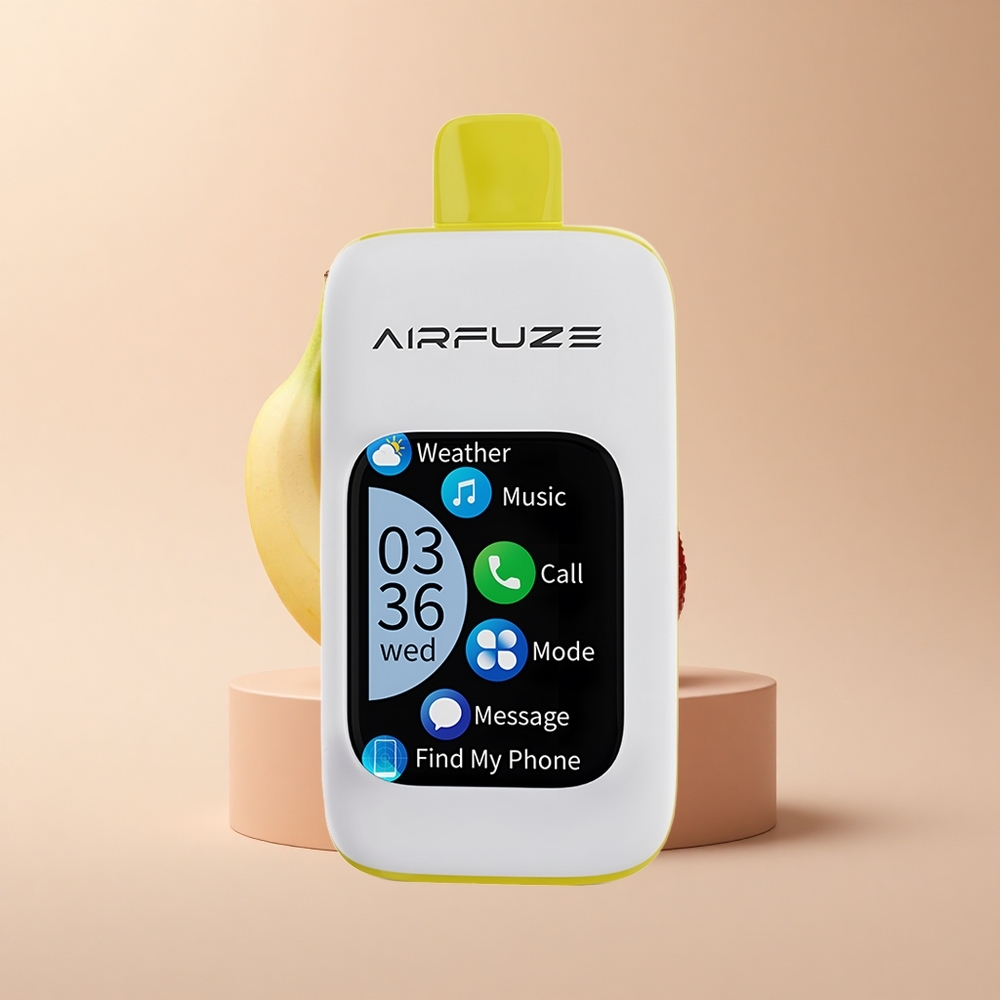 AirFuze Smart 30000 Puffs Erdbeer-Banane 900mAh Typ-C 5