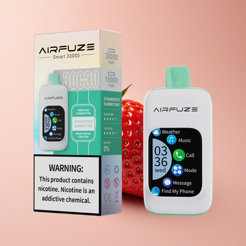 AirFuze Smart 30000 Puffs Erdbeer-Sommerzeit 5 Typ-C 900mAh