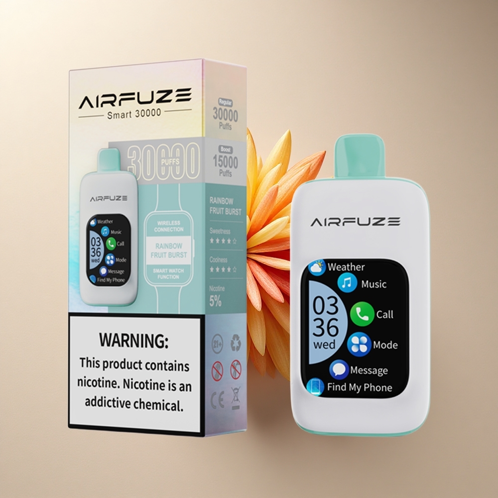 AirFuze Smart 30000 Puffs Regenbogen-Frucht-Explosion 900mAh Typ-C