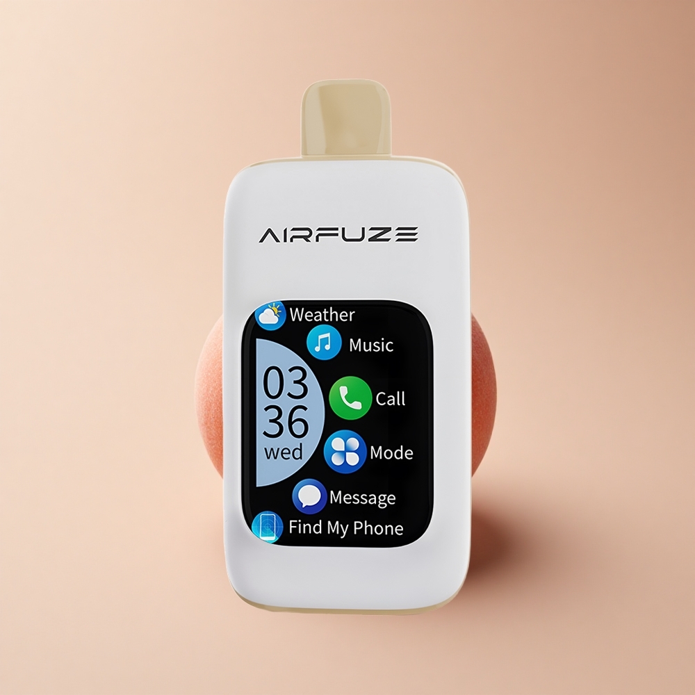 AirFuze Smart 30000 Puffs Saftiger Pfirsich 900mAh Type-C TFT