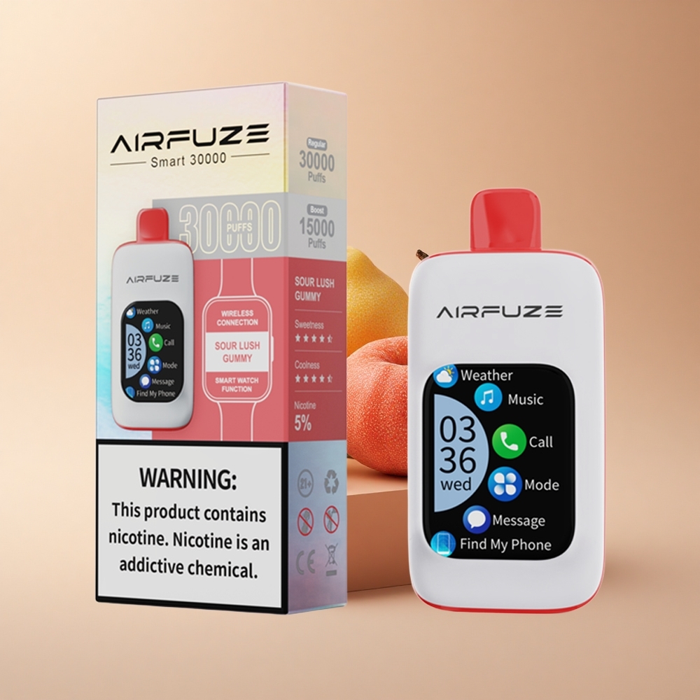 AirFuze Smart 30000 Puffs Sauer Üppiger Gummibärchen 5 Typ-C 900mAh