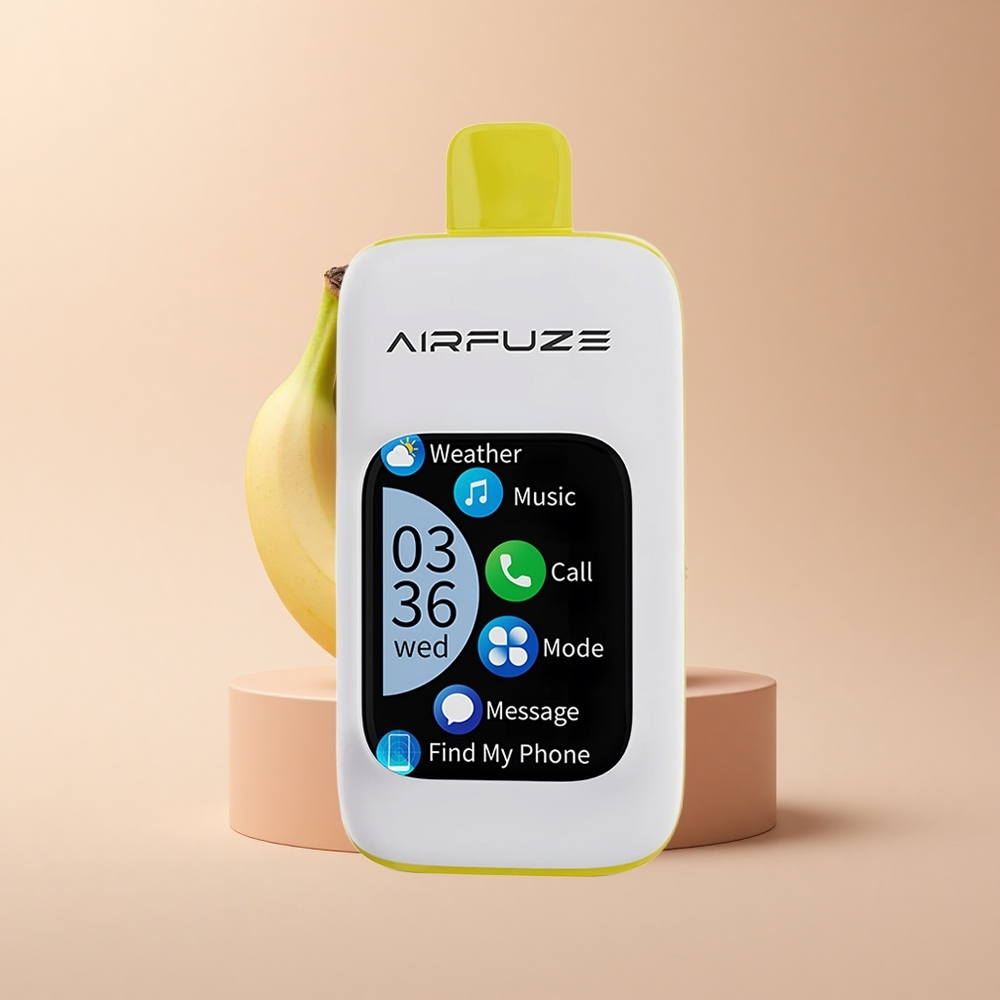 AirFuze Smart Pro 40000 Puffs Erdbeer-Banane 900mAh Dreifach-Modus