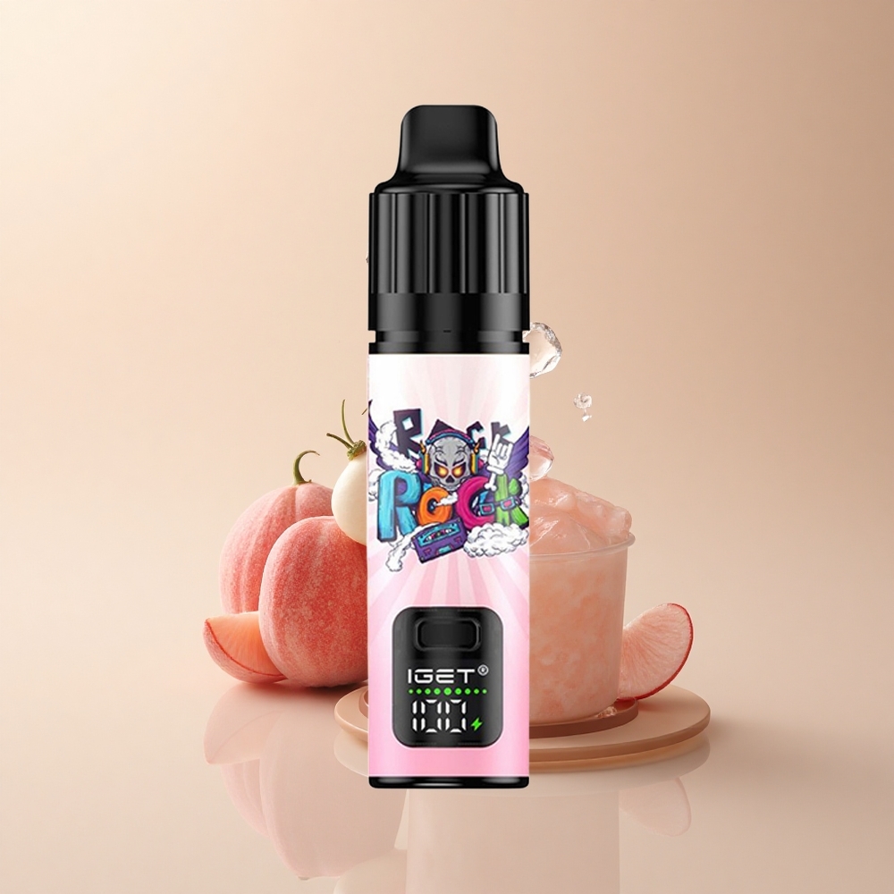 IGET BAR PLUS S3 POD 10000 Puffs Pfirsich-Litschi-Limetten-Eis 18ml 5 950mAh