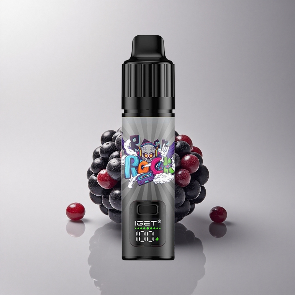 IGET BAR PLUS S3 POD 10000 Puffs Schwarze Beere Eis 18ml Mesh 5