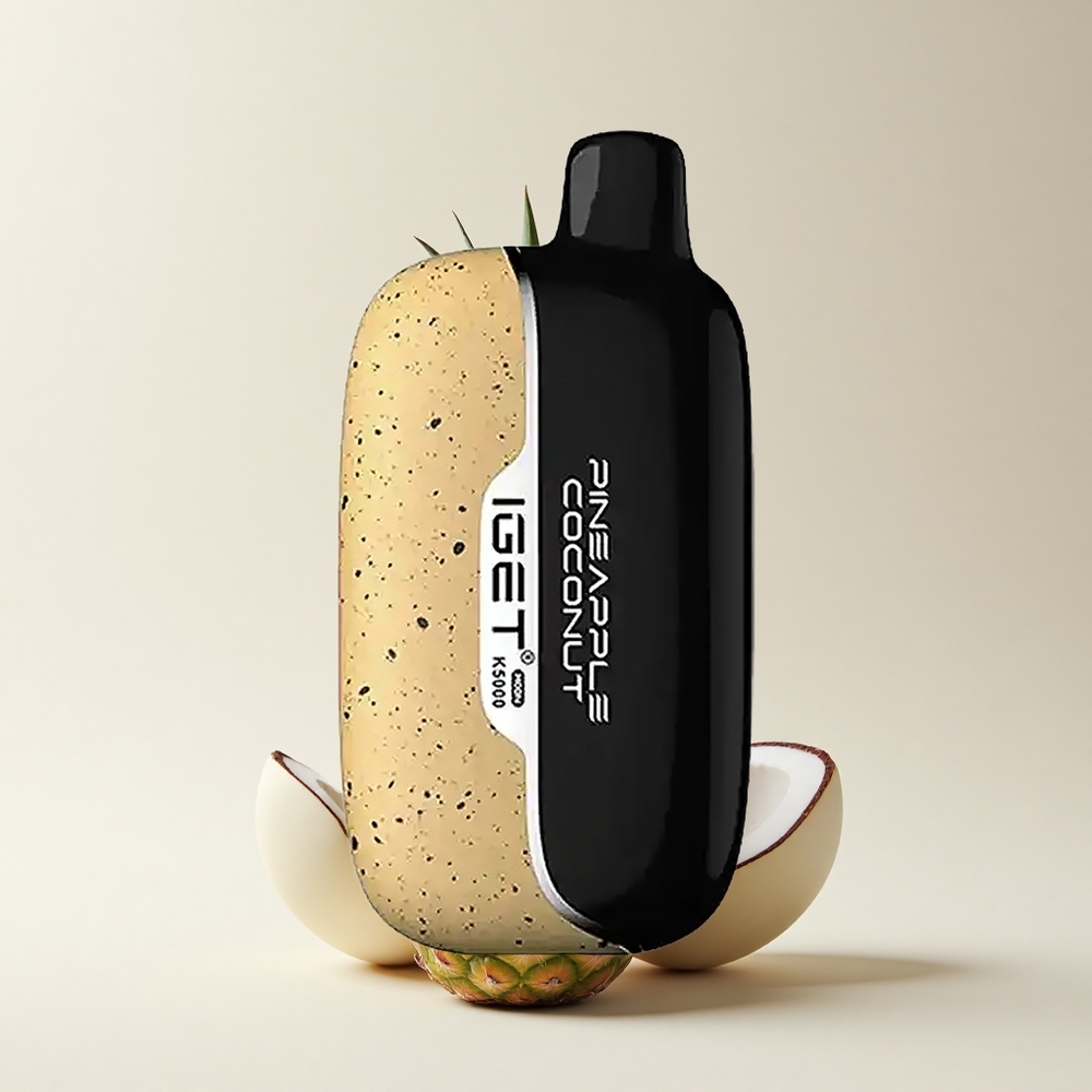 IGET Moon K5000 Puffs Ananas Kokos 5000 Puffs 135 Ohm Mesh