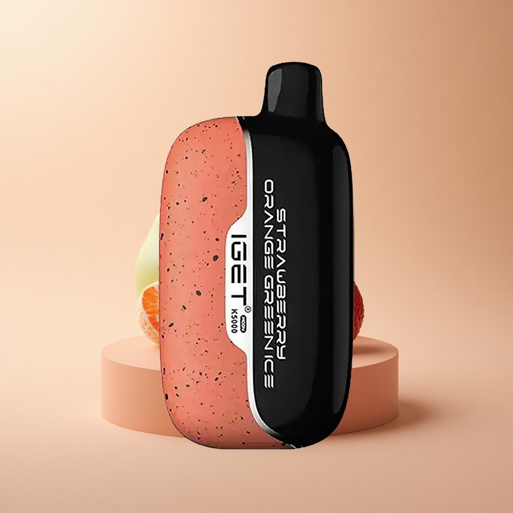 IGET Moon K5000 Puffs Erdbeer-Orange-Grün-Eis 135 Ohm Mesh PC 815g