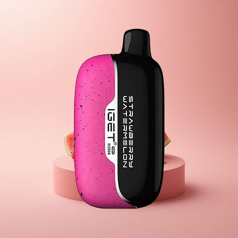 IGET Moon K5000 Puffs Erdbeer-Wassermelone-Eis PC 135 Ohm Mesh