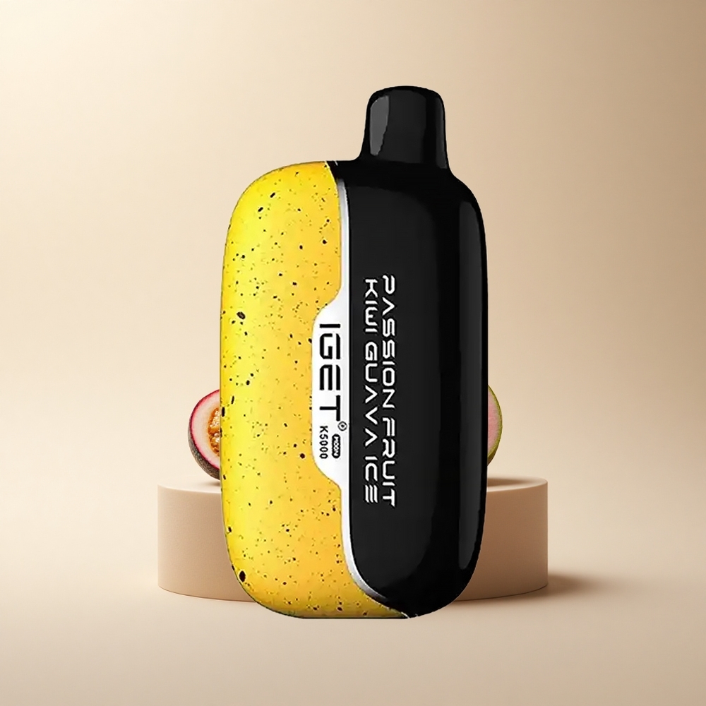 IGET Moon K5000 Puffs Passionsfrucht Kiwi Guava Eis 815g 135 Ohm Mesh