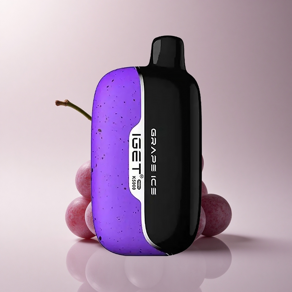 IGET Moon K5000 Puffs Trauben Eis PC 135 Ohm 994 mm