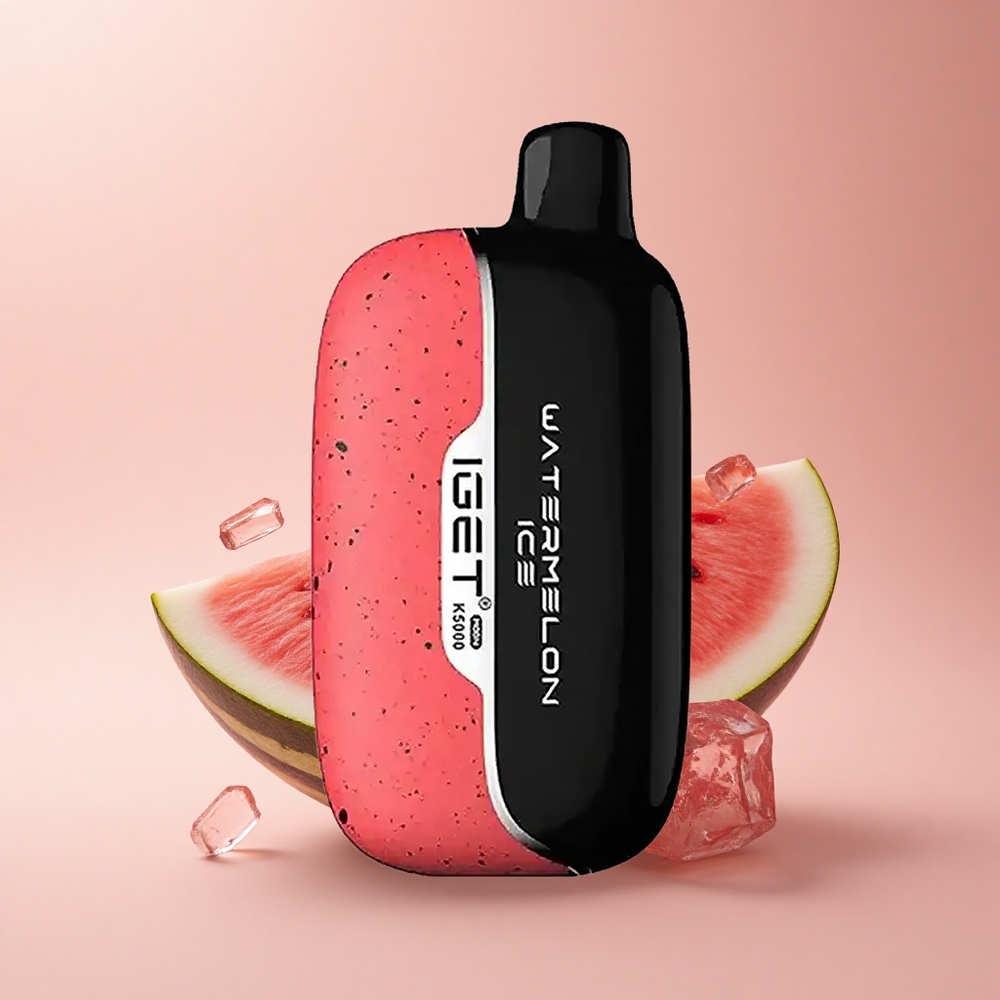 IGET Moon K5000 Puffs Wassermelone-Eis 815g 135 Ohm Mesh