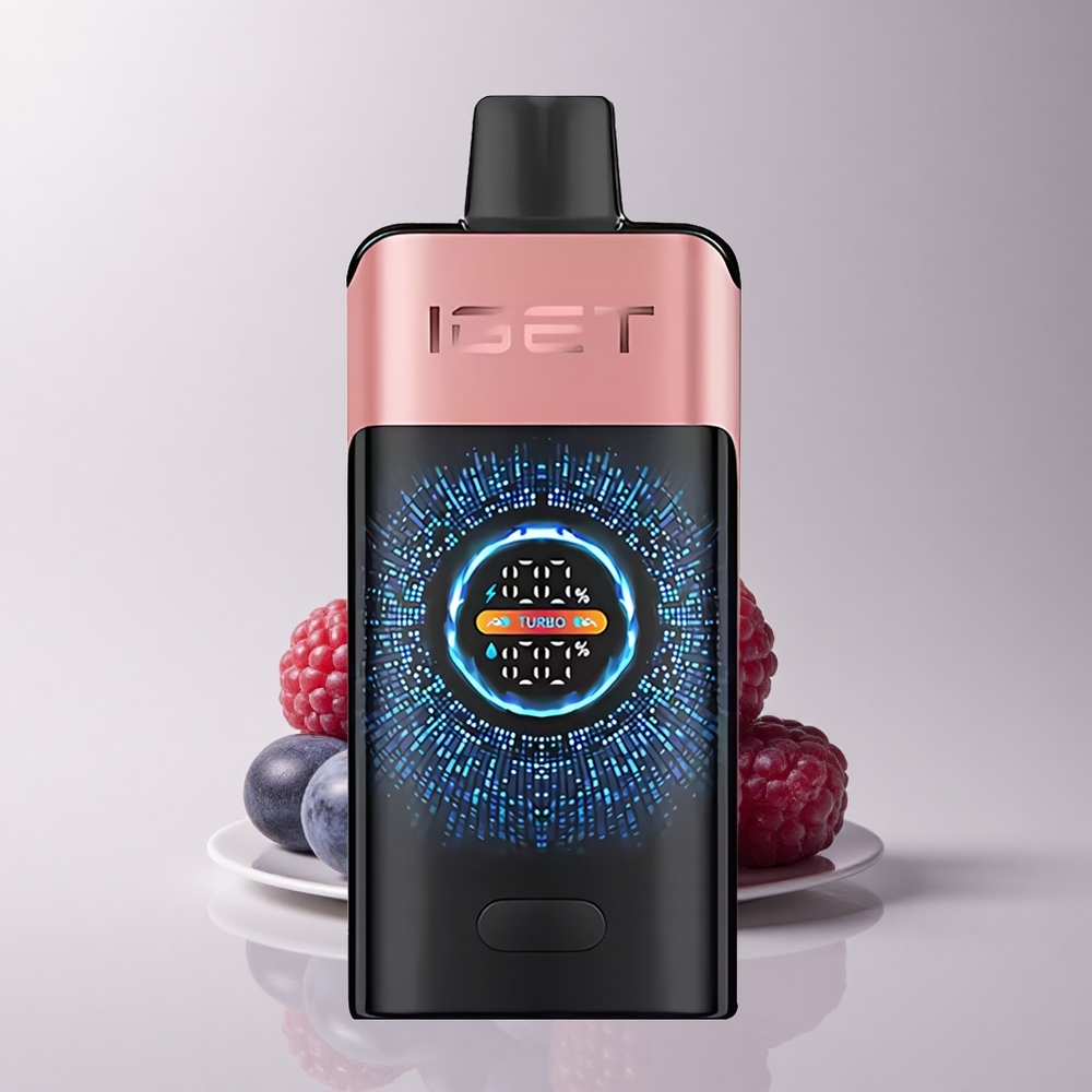 IGET ONE 12000 Puffs Blaubeere Himbeere 2700 mAh Dual Mesh