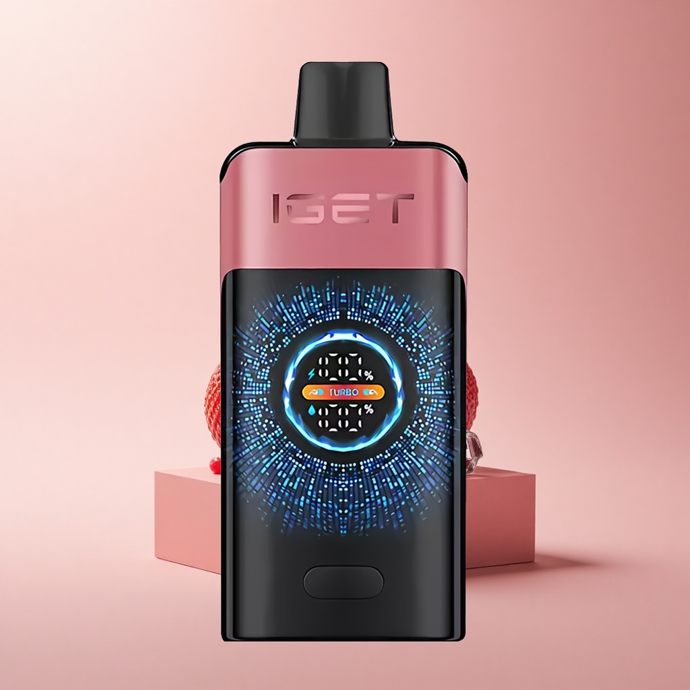 IGET ONE 12000 Puffs Erdbeer-Granat-Eis Dual Mesh Curved Screen