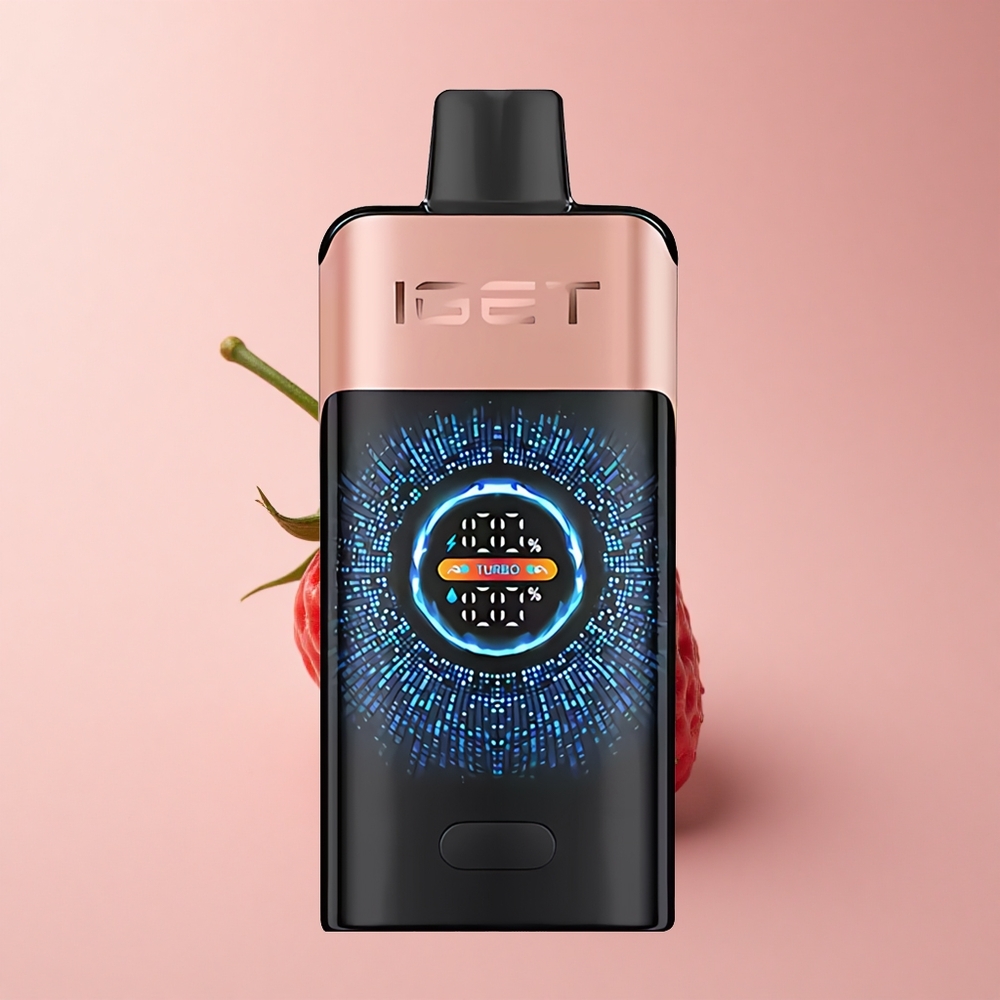 IGET ONE 12000 Puffs Erdbeer-Himbeer-Dual-Mesh-Bildschirm