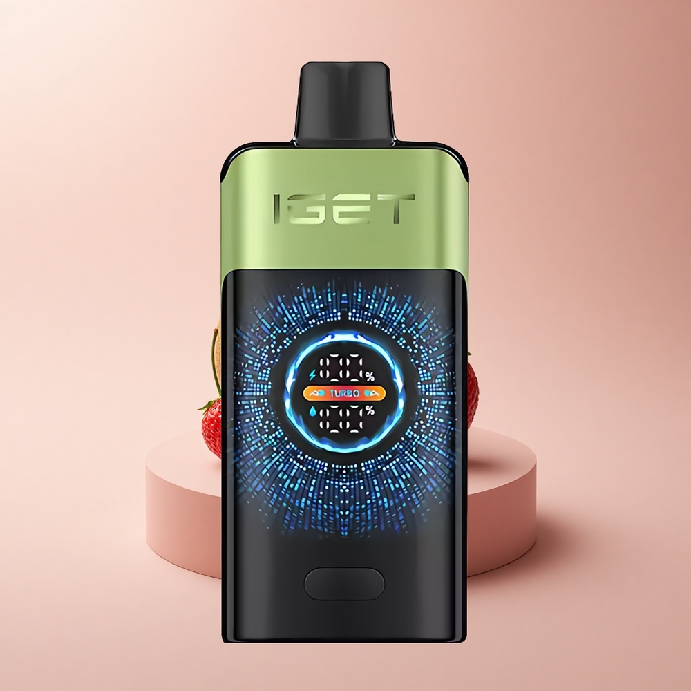 IGET ONE 12000 Puffs Erdbeer-Kiwi-Eis Dual Mesh Curved Screen