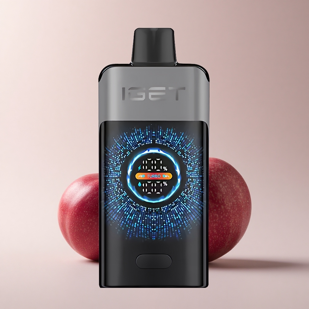 IGET ONE 12000 Puffs Schwarze Beere-Kirsche-Granatapfel mit 2700 mAh und Dual Mesh Coil