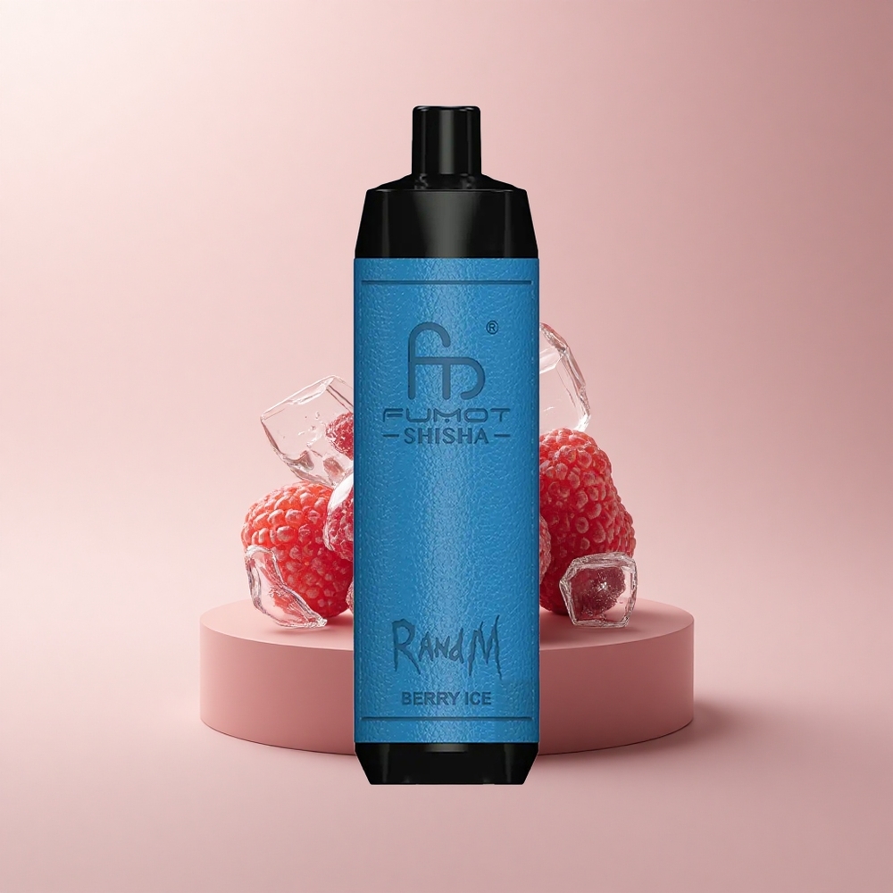 RandM Fumot Shisha 10000 Puffs Beeren-Eis 18ml Mesh 850mAh