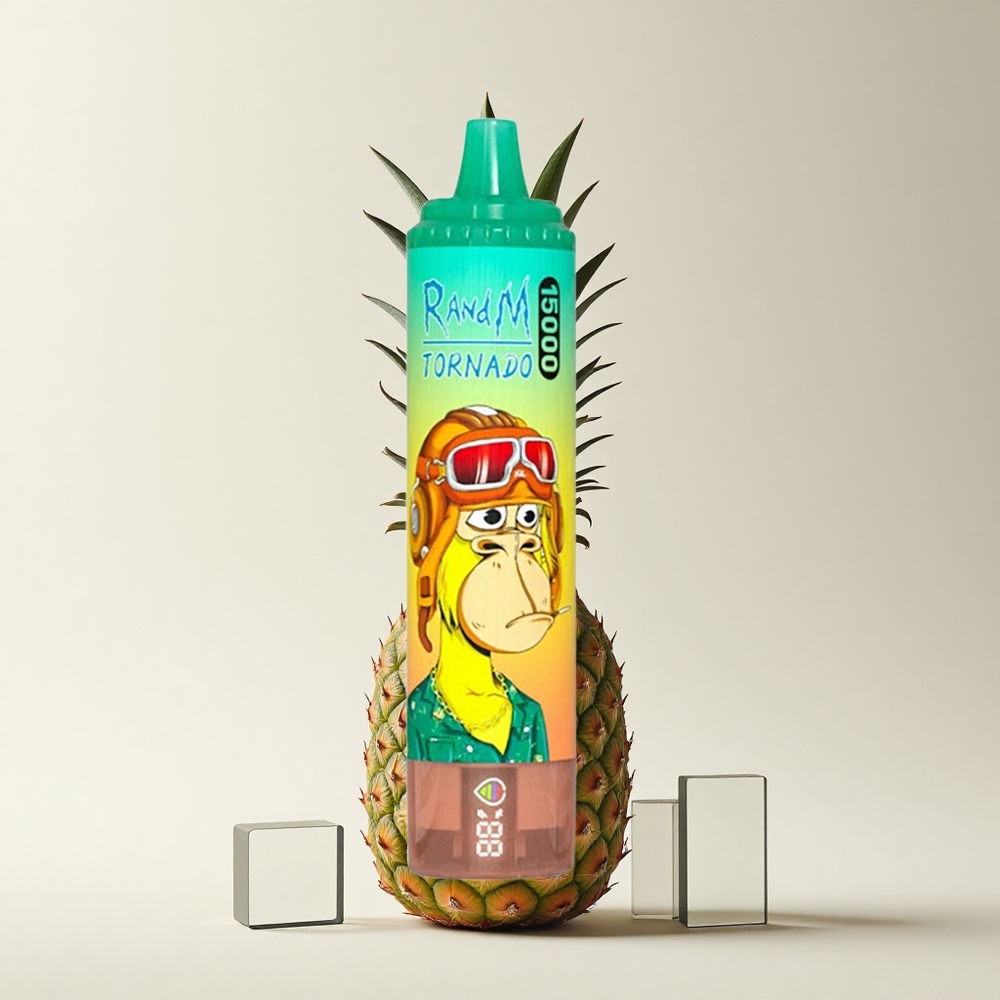RandM Fumot Tornado 15000 Puffs Ananas-Eis 25ml Typ-C LCD