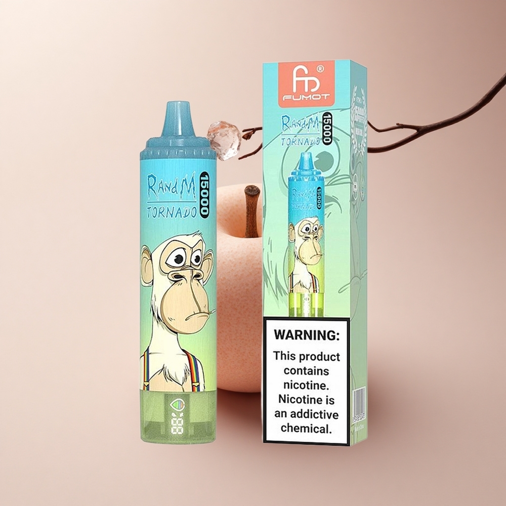 RandM Fumot Tornado 15000 Puffs Eisstange 25ml Mesh Typ-C LCD