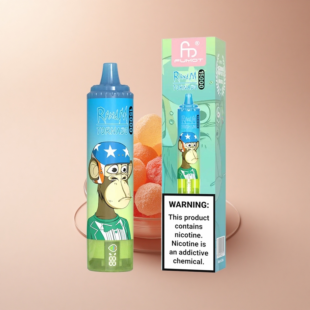 RandM Fumot Tornado 15000 Puffs Gummibärchen 25ml 09 Ohm Typ-C