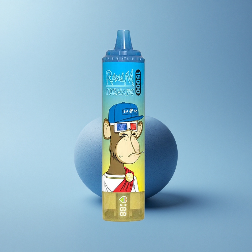 RandM Fumot Tornado 15000 Puffs Herr Blau 25ml Mesh LCD