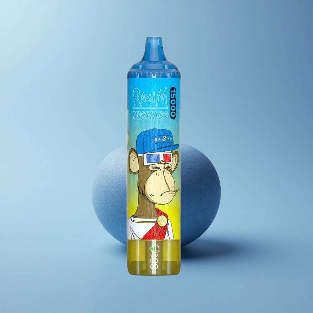 RandM Fumot Tornado 15000 Puffs Herr Blau 25ml Mesh LCD