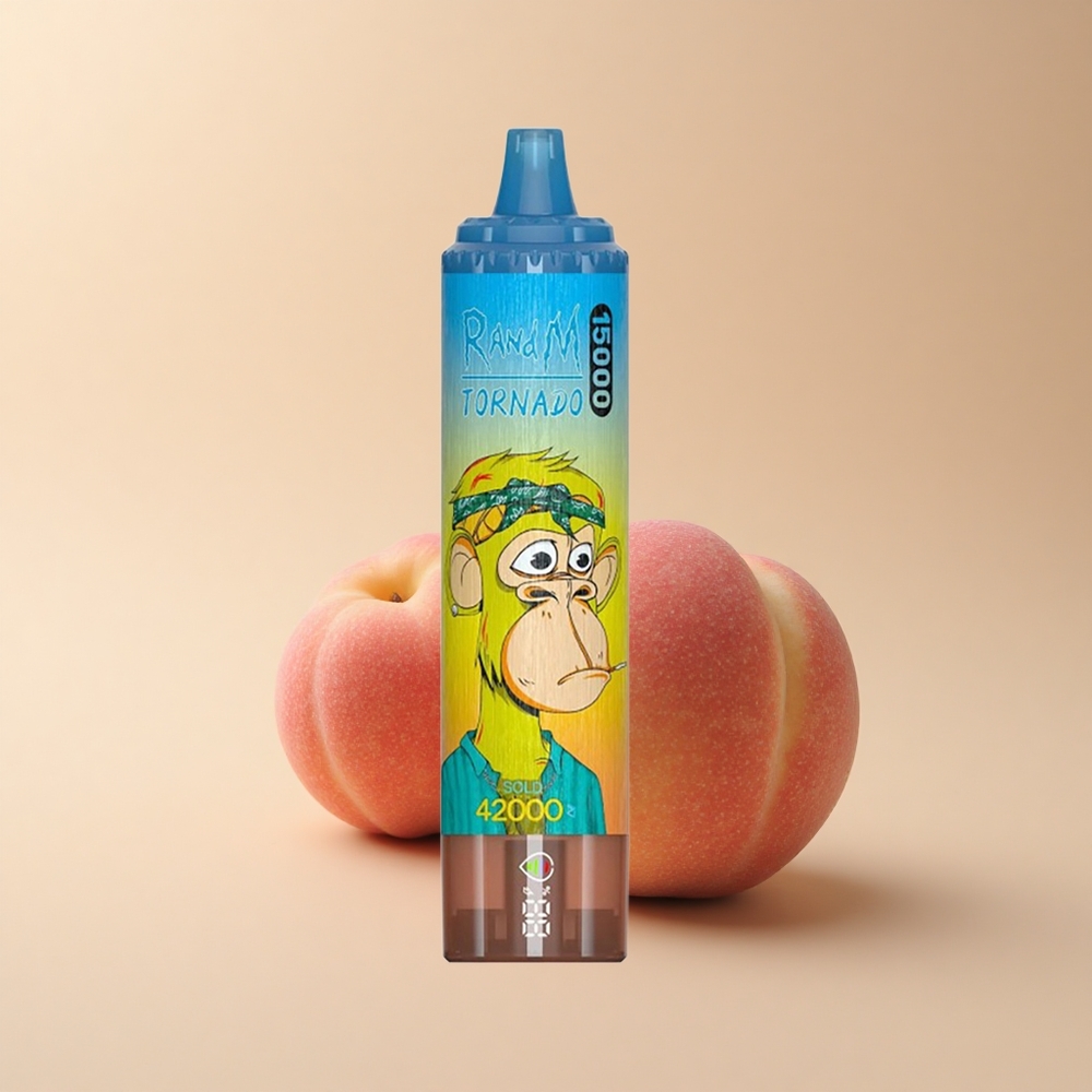 RandM Fumot Tornado 15000 Puffs Pfirsich-Mango 25ml Mesh LCD