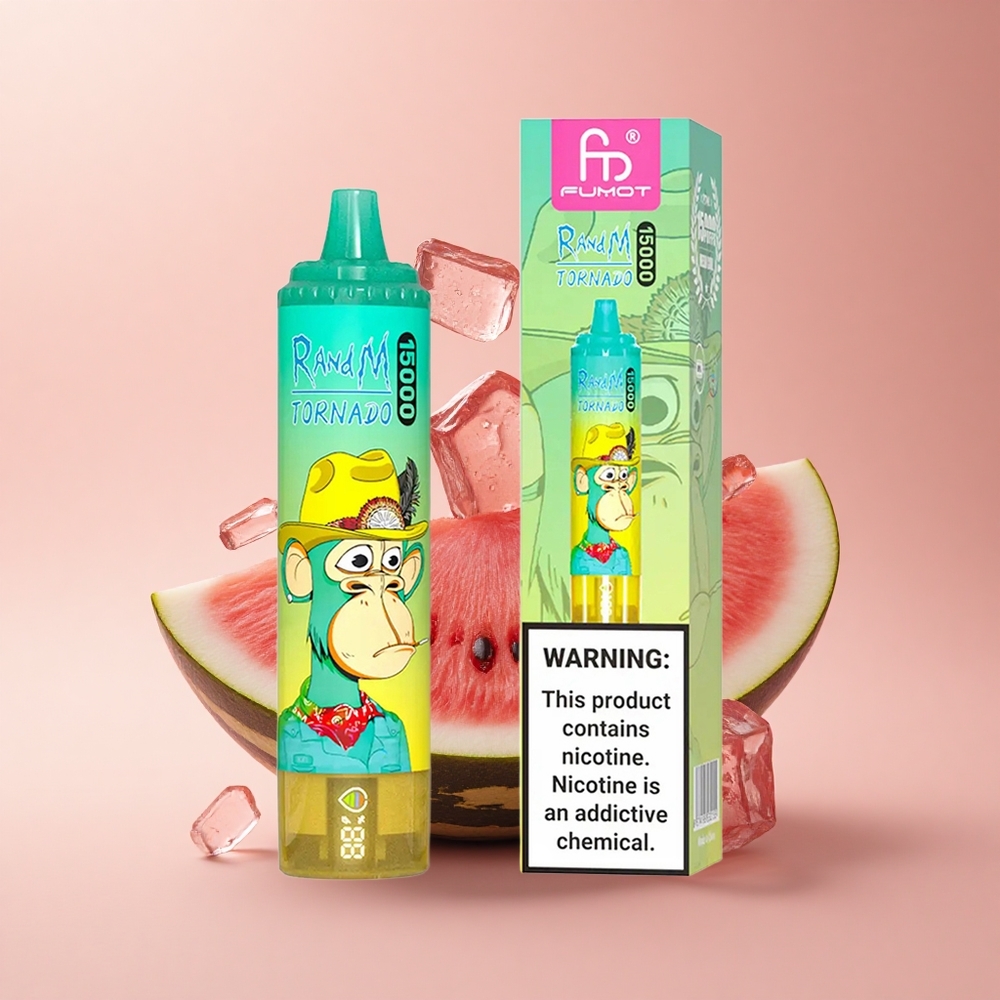 RandM Fumot Tornado 15000 Puffs Wassermelone Eis 25ml Mesh