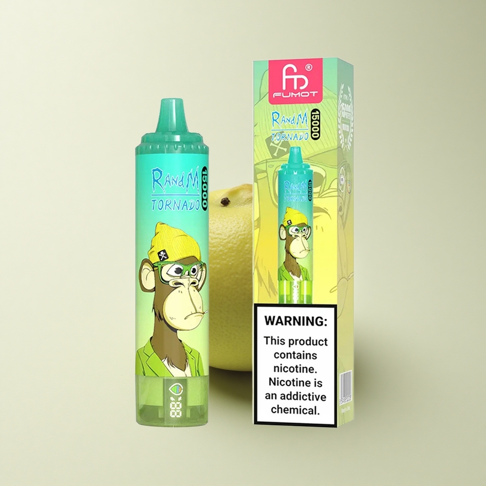RandM Fumot Tornado 15000 Puffs Zitronenlimette 25ml Mesh Typ-C