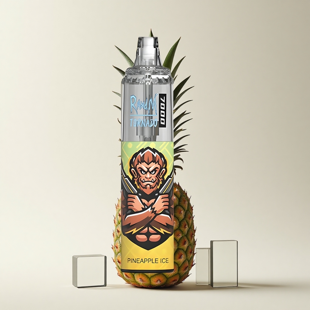 RandM Fumot Tornado 7000 Puffs Ananas Eis Mesh Typ-C