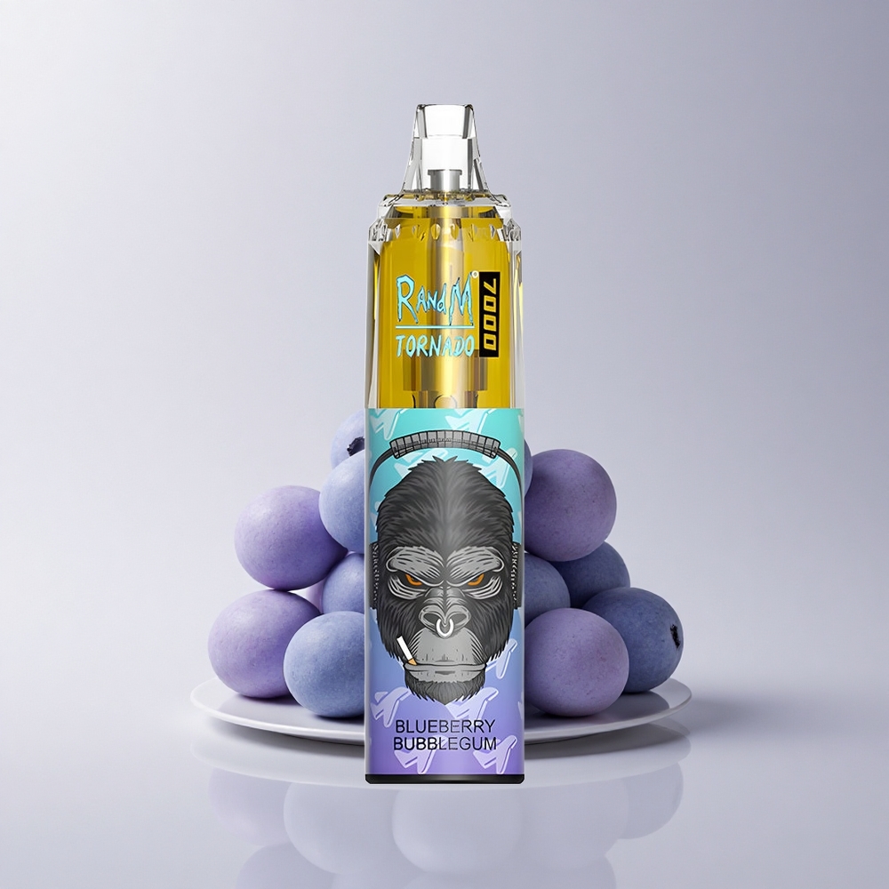 RandM Fumot Tornado 7000 Puffs Blaubeere Kaugummi Mesh 14ML 850MAH