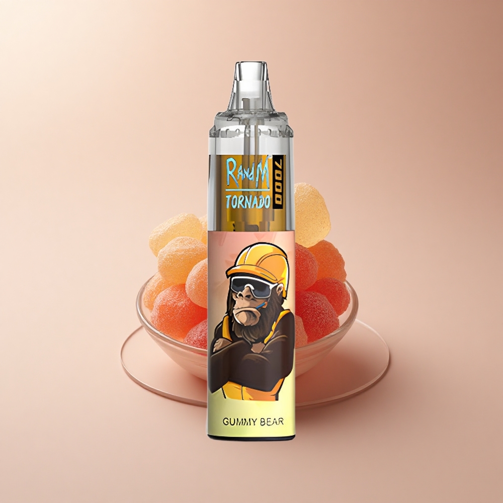 RandM Fumot Tornado 7000 Puffs Gummibärchen 7000 RGB Netzspule