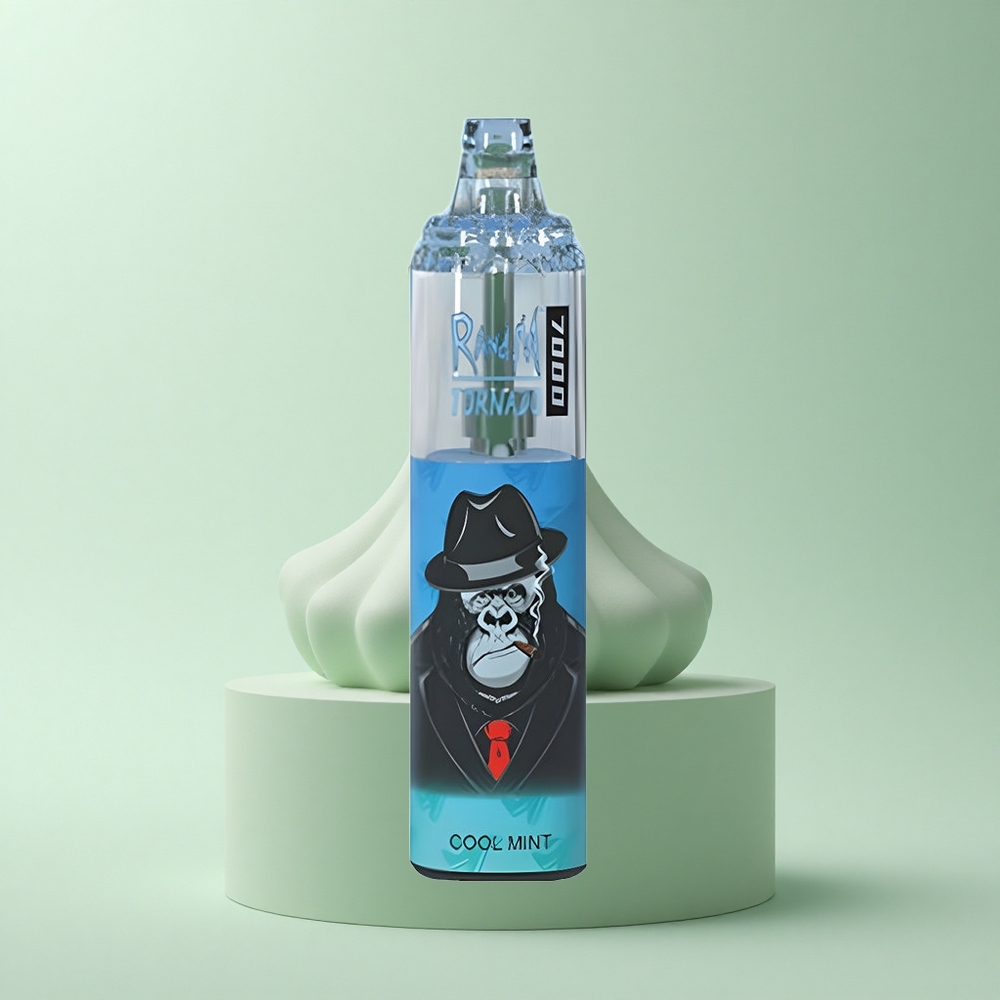 RandM Fumot Tornado 7000 Puffs Kühle Minze Mesh Typ-C RGB