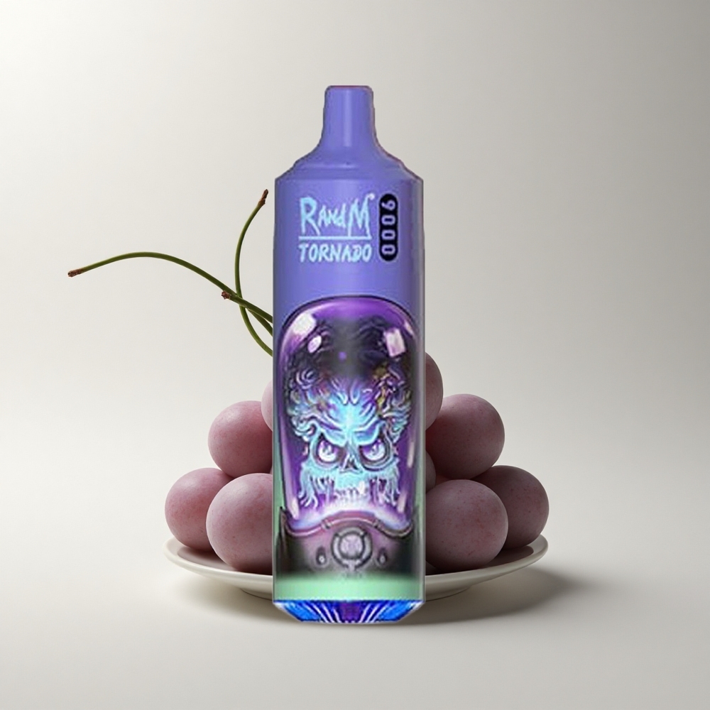 RandM Fumot Tornado 9000 Puffs Aloe Traube 850 mAh Mesh RGB