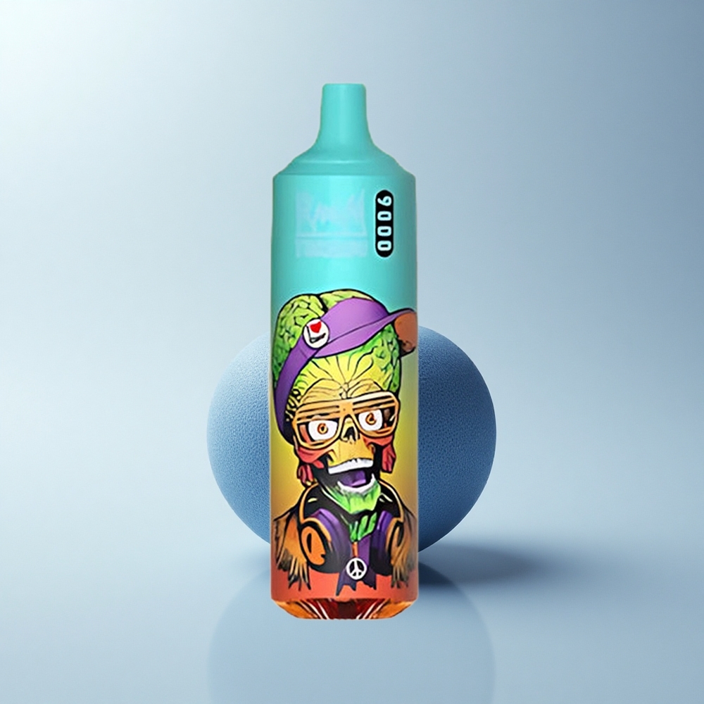 RandM Fumot Tornado 9000 Puffs Blauköstlich Eis 9000 Mesh RGB