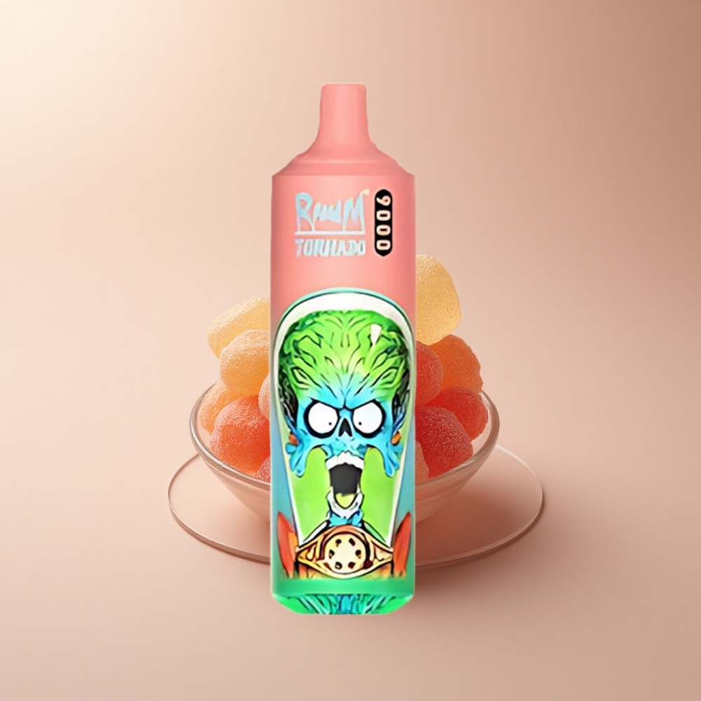 RandM Fumot Tornado 9000 Puffs Gummibär 9000 Züge 18 mL Mesh