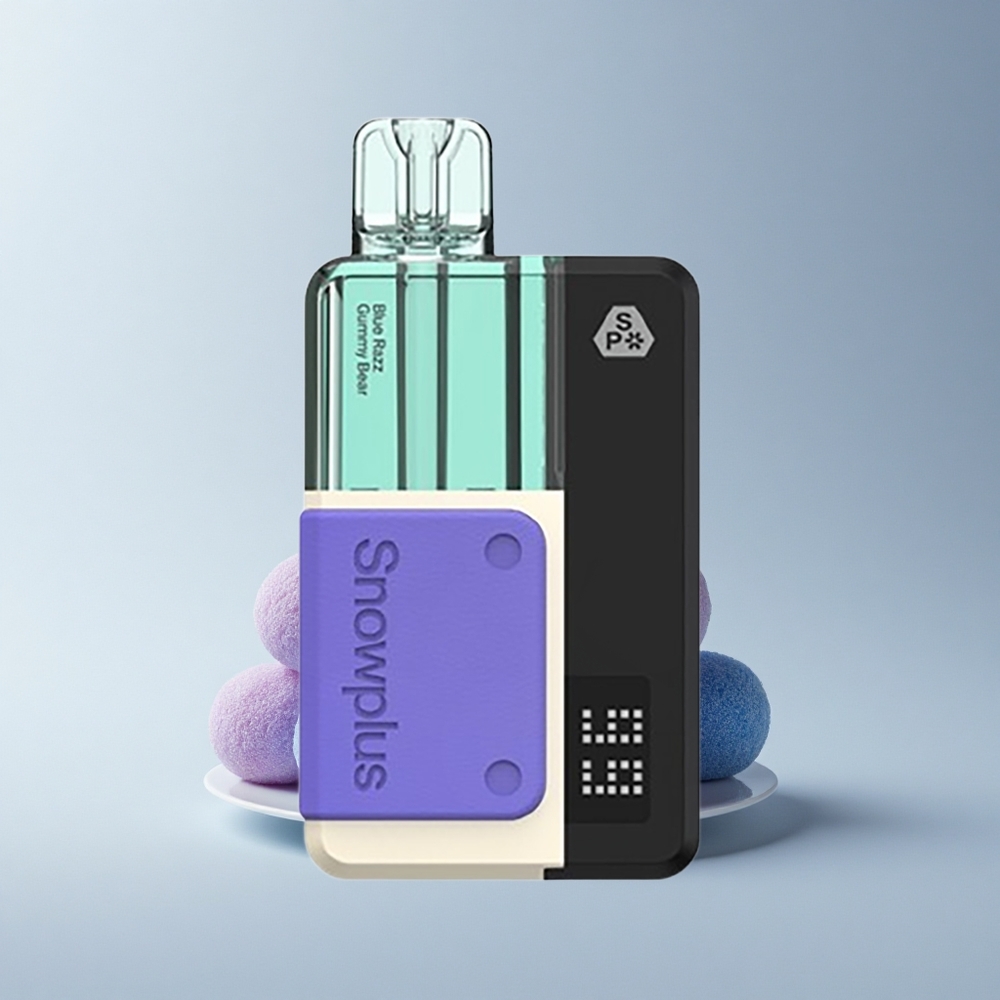 Snowplus Swift 5000 Puffs Blaue Himbeer-Gummibärchen Dual Mesh 1000 mAh