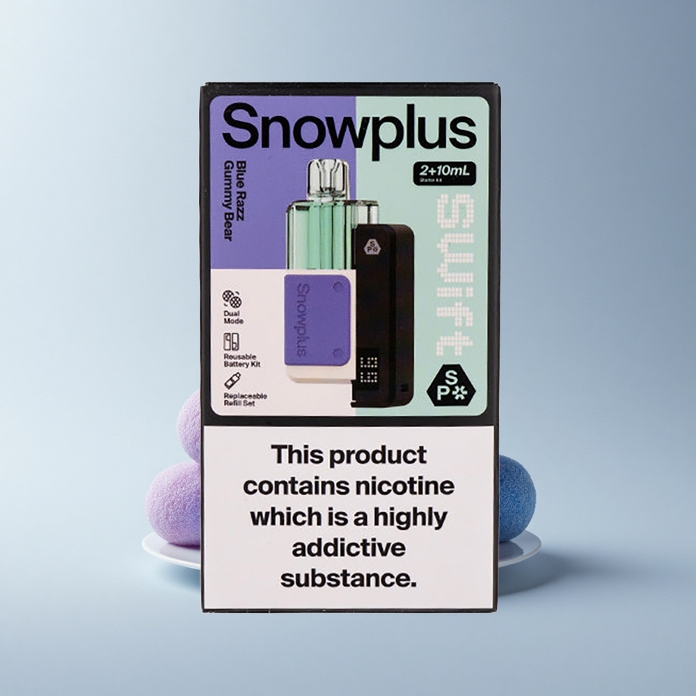 Snowplus Swift 5000 Puffs Blaue Himbeer-Gummibärchen Dual Mesh 1000 mAh