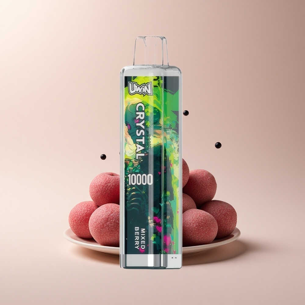Uwin Crystal 10000 Puffs Beerenmix RGB Licht 650mAh Typ-C