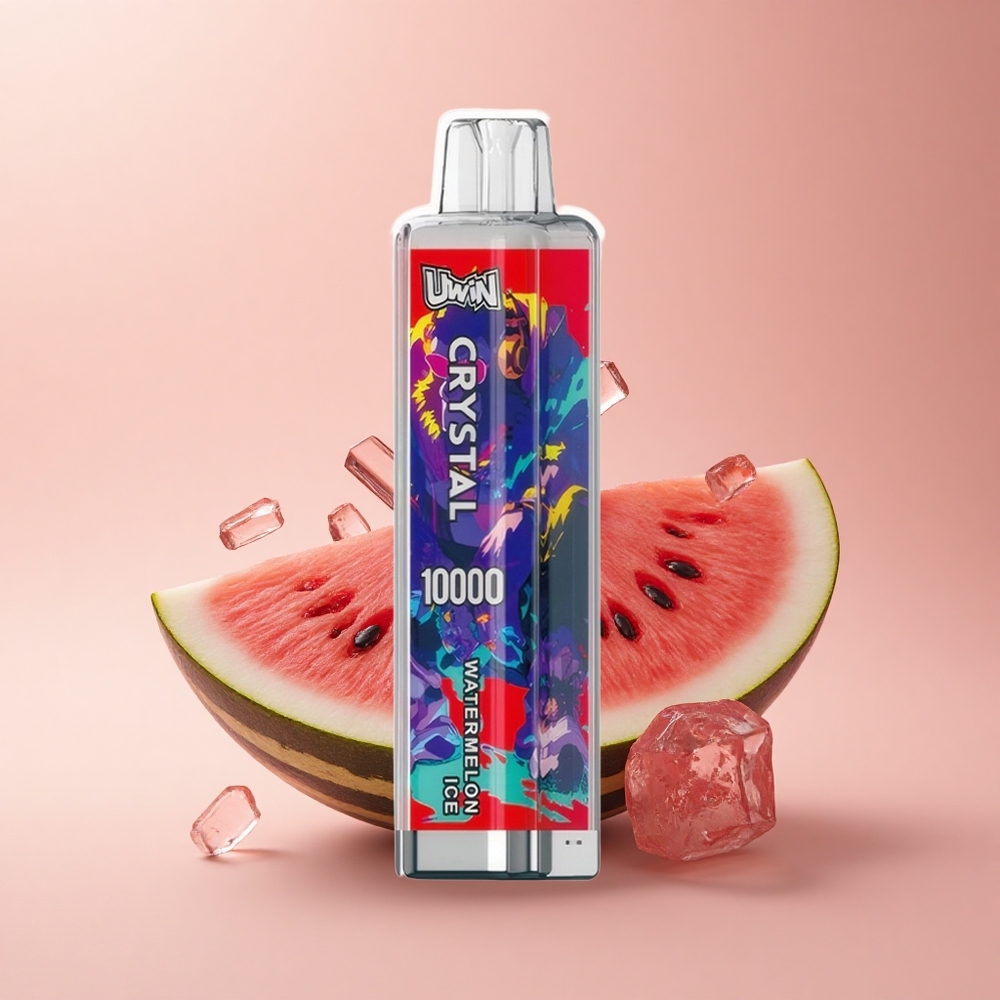 Uwin Crystal 10000 Puffs Wassermelone Eis RGB 18ml 08 Ohm