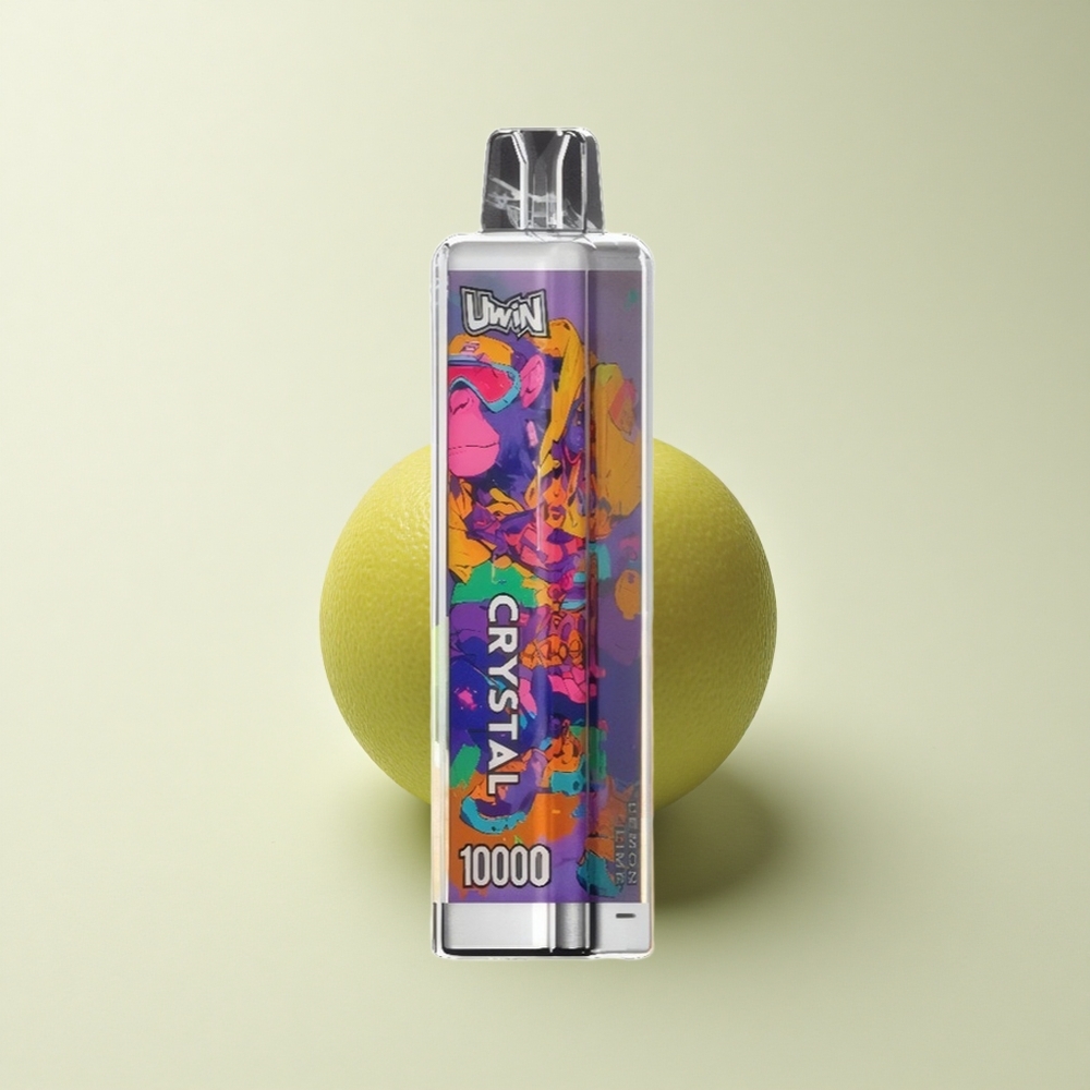 Uwin Crystal 10000 Puffs Zitronenlimette RGB 18ml Mesh