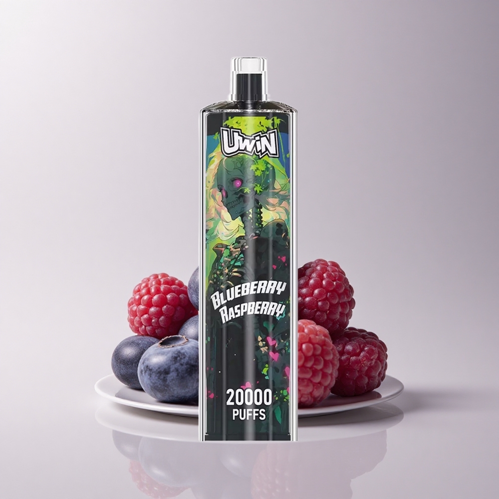 Uwin Shisha Hookah Crystal 20000 Puffs Blaubeere Himbeere Mesh Typ-C 22ml