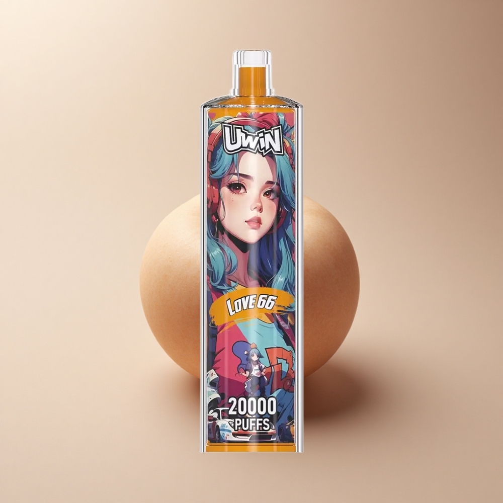 Uwin Shisha Hookah Crystal 20000 Puffs Liebe 66 Mesh Coil Typ-C 22ml