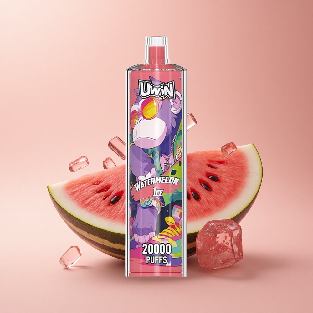 Uwin Shisha Hookah Crystal 20000 Puffs Wassermelone Eis Typ-C Mesh