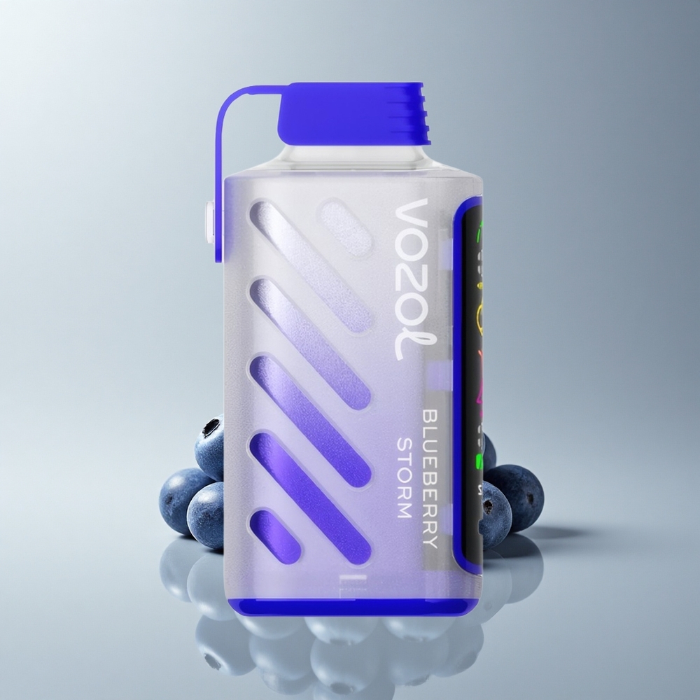VOZOL Gear Power 20000 Puffs Blaubeer-Sturm Dual Mesh Vollbild