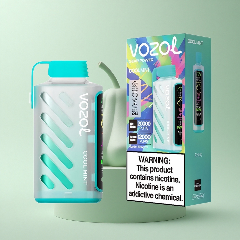 VOZOL Gear Power 20000 Puffs Frische Minze Dual Mesh 20mL 5