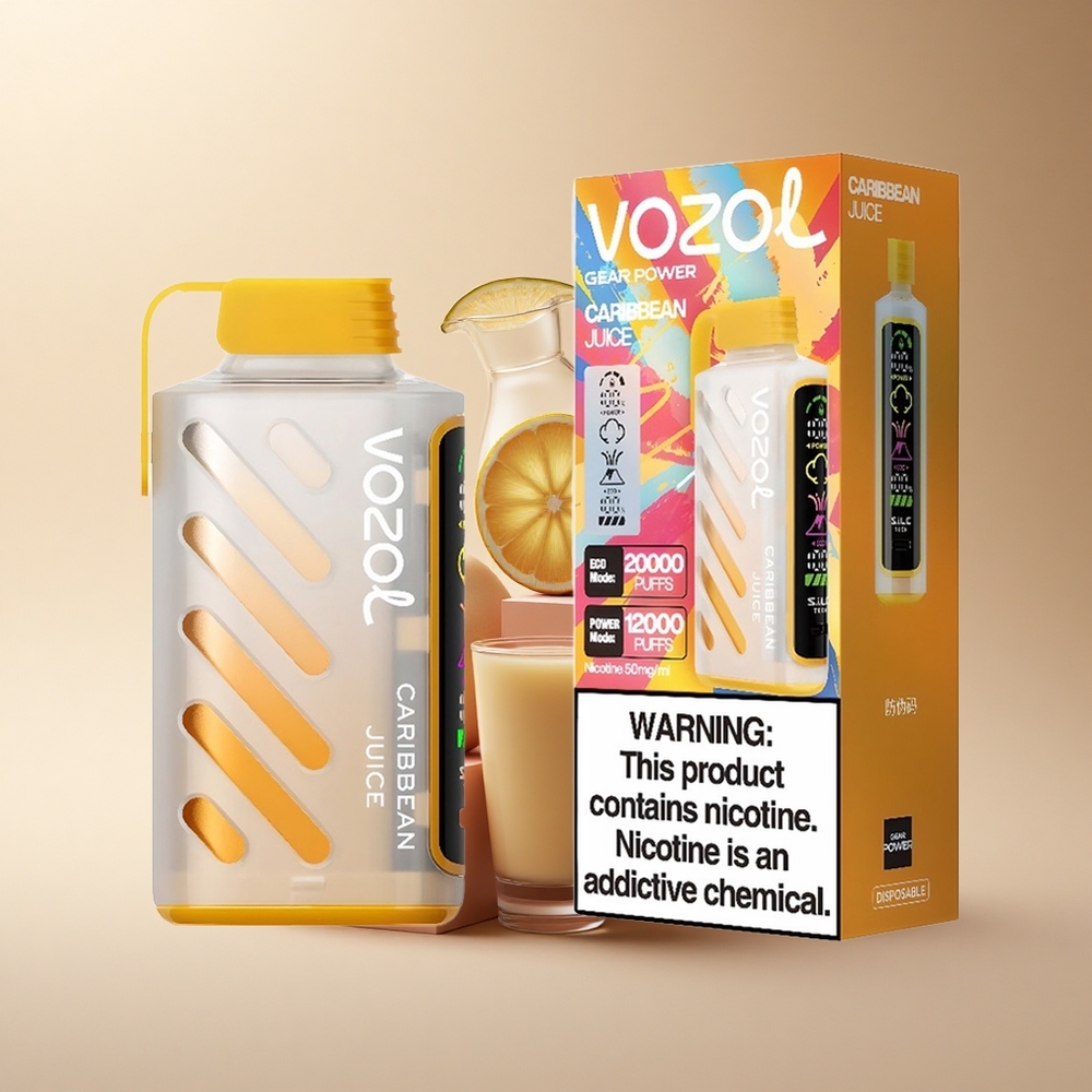 VOZOL Gear Power 20000 Puffs Karibischer Saft Dual Mesh 20mL 5
